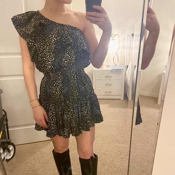 Buddy Love One-Shoulder Dress (XS) - Picture 2 of 4